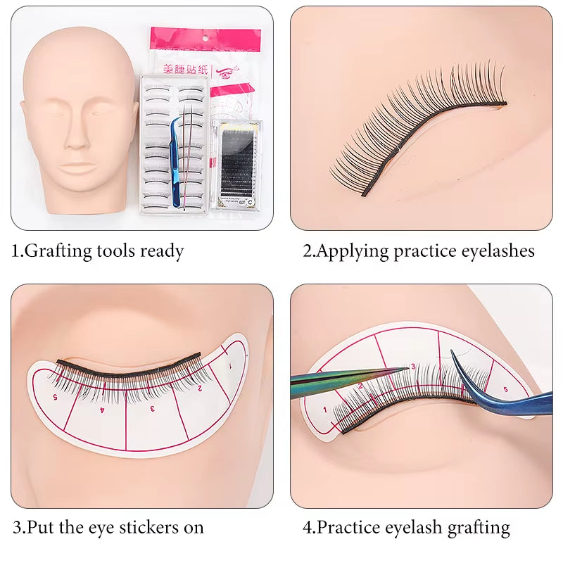 Eyelash Training Mannequin Head
