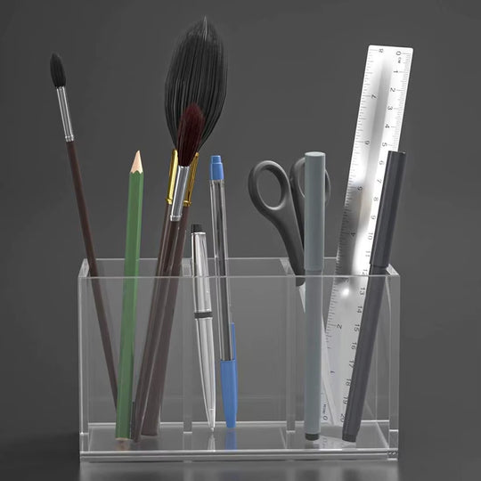 Transparent Makeup Brush Organizer