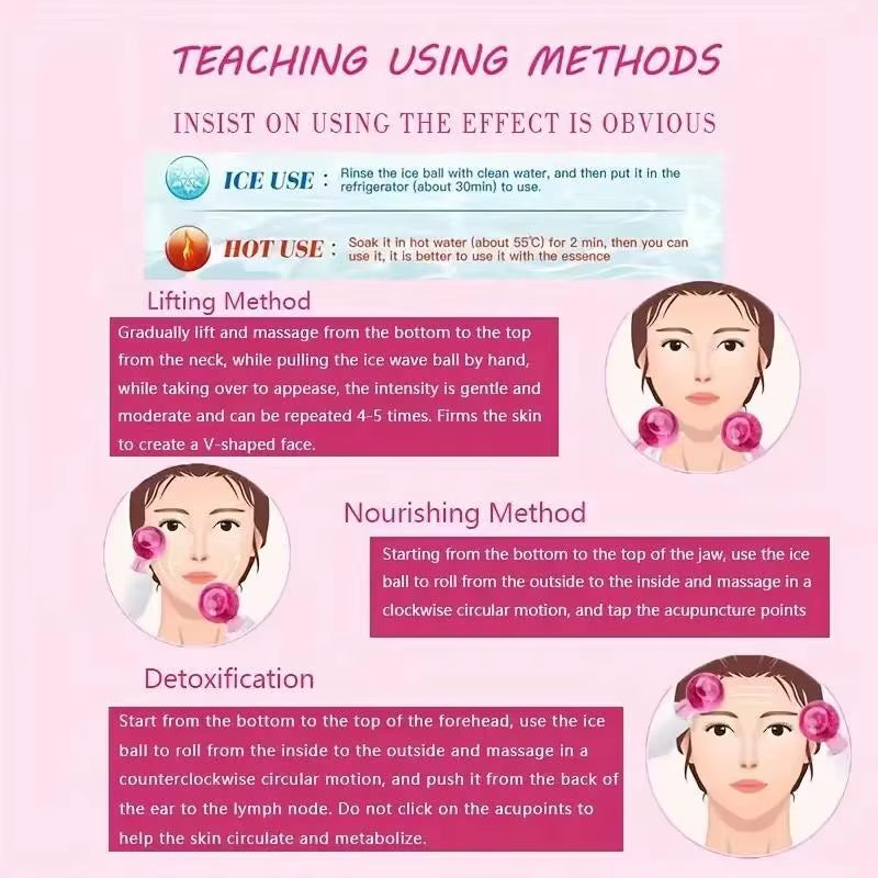 Facial Ice Globes Set