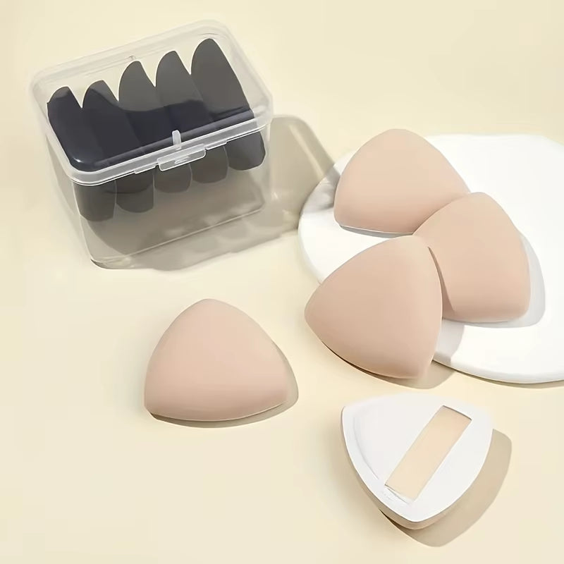 Reusable Triangle Powder Puff Set