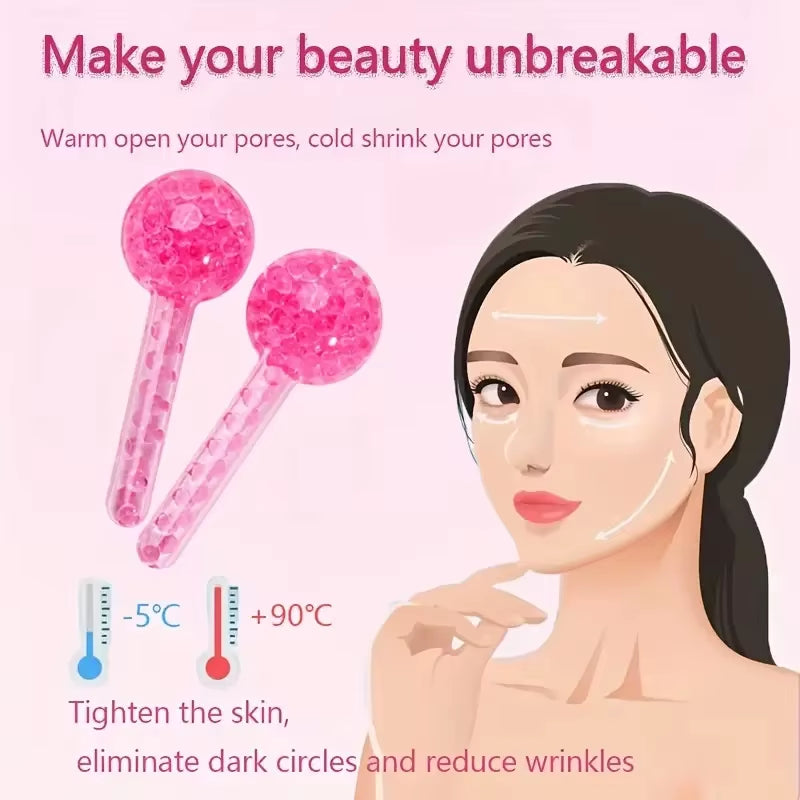 Facial Ice Globes Set
