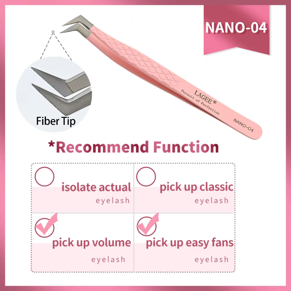 Fiber Tip Eyelash Tweezer