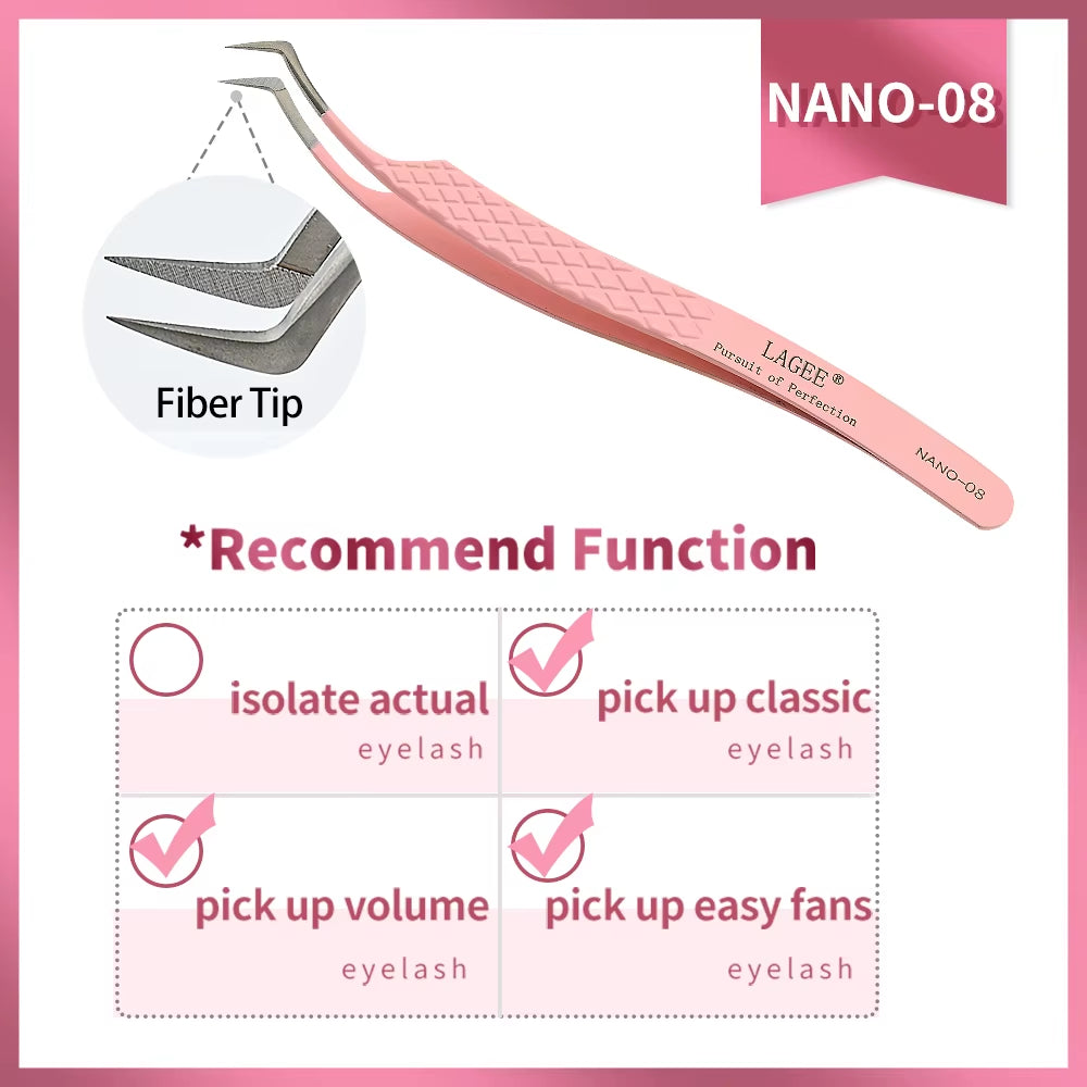 Fiber Tip Eyelash Tweezer