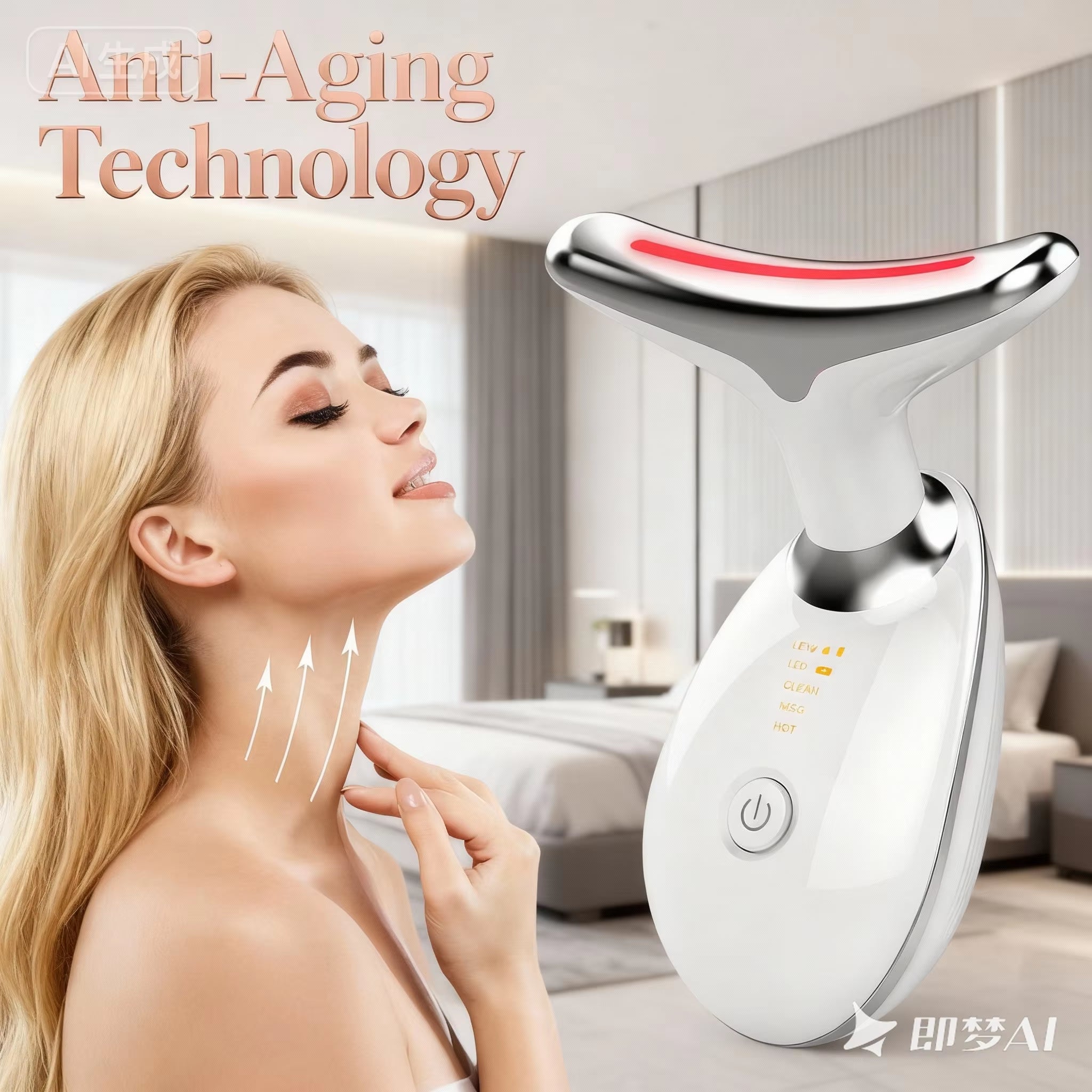 7-Color Thermal Face & Neck Massager