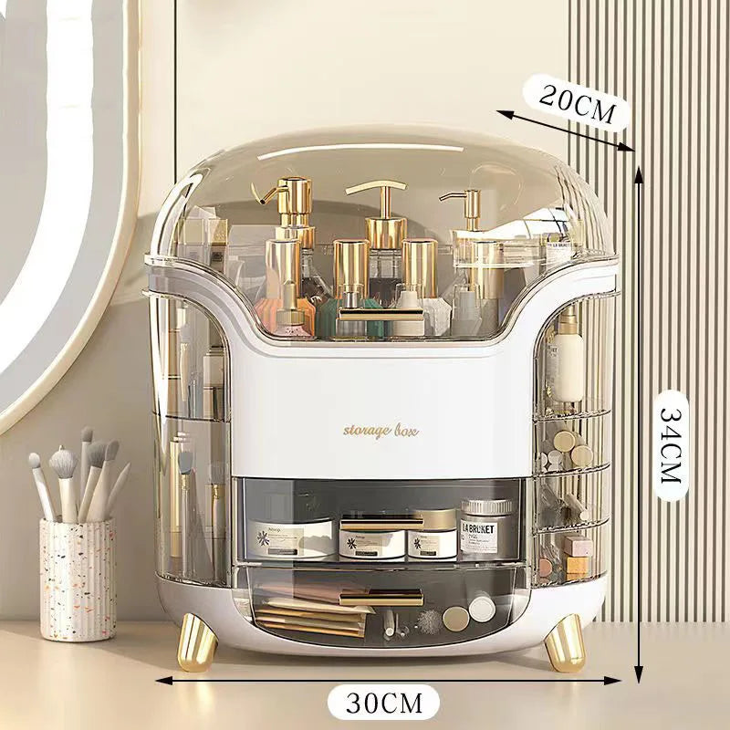 Makeup Storage Organizer with Lid