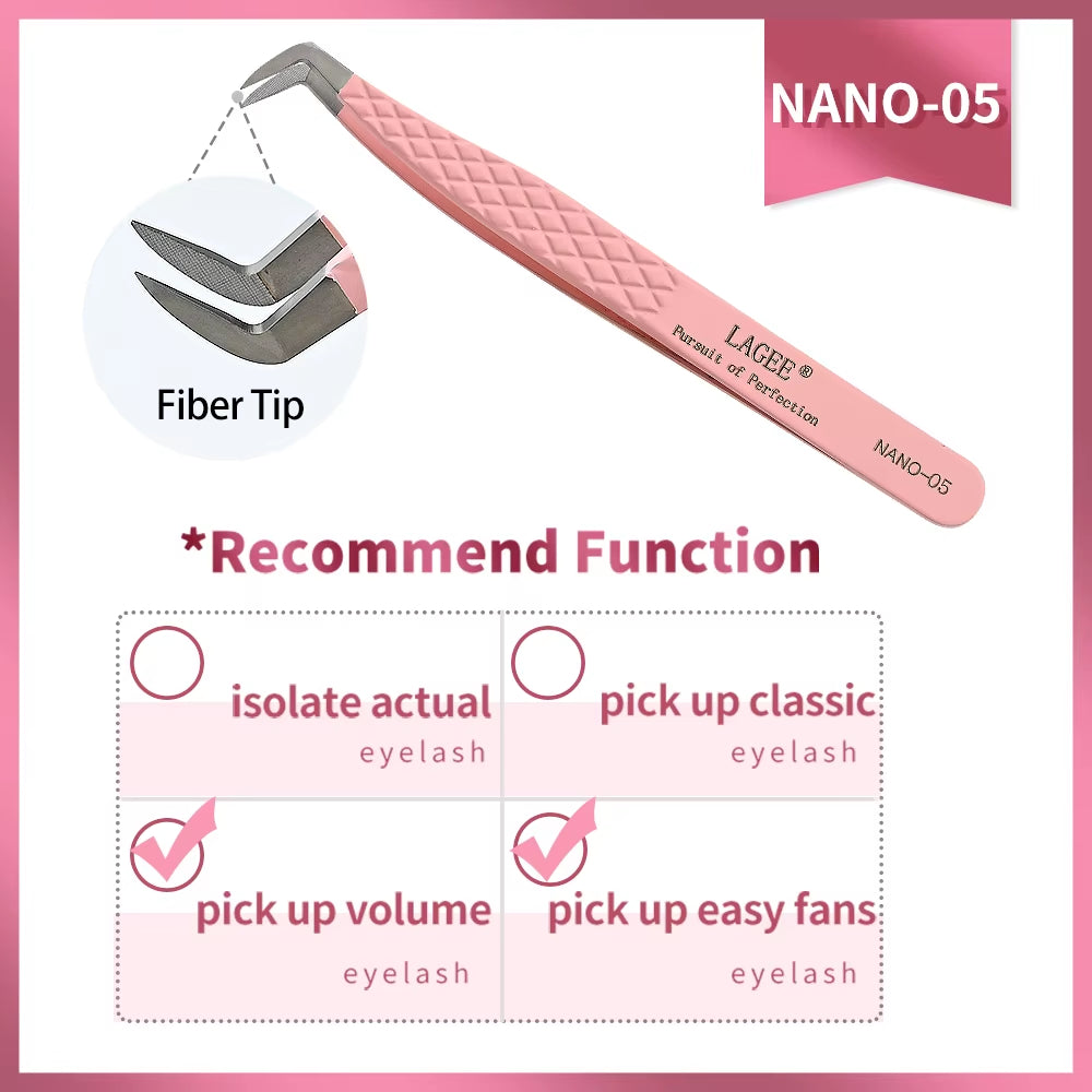 Fiber Tip Eyelash Tweezer