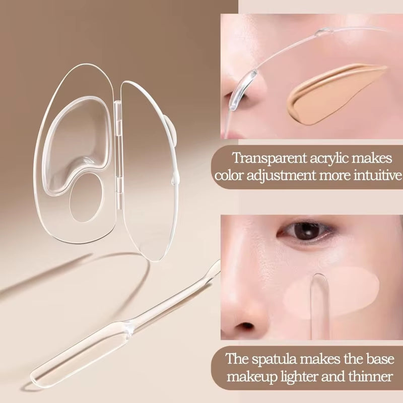 Acrylic Makeup Mixing Palette Kit