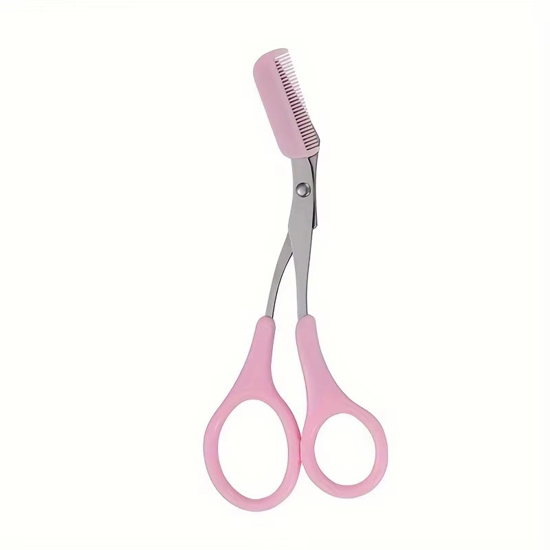Eyebrow Trimming Scissors with Comb