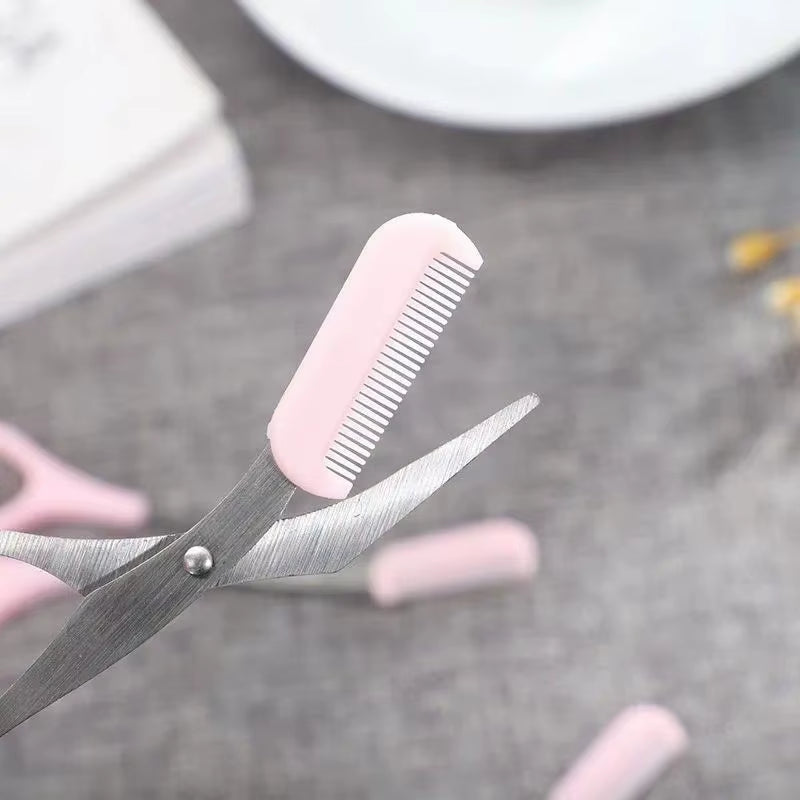 Eyebrow Trimming Scissors with Comb