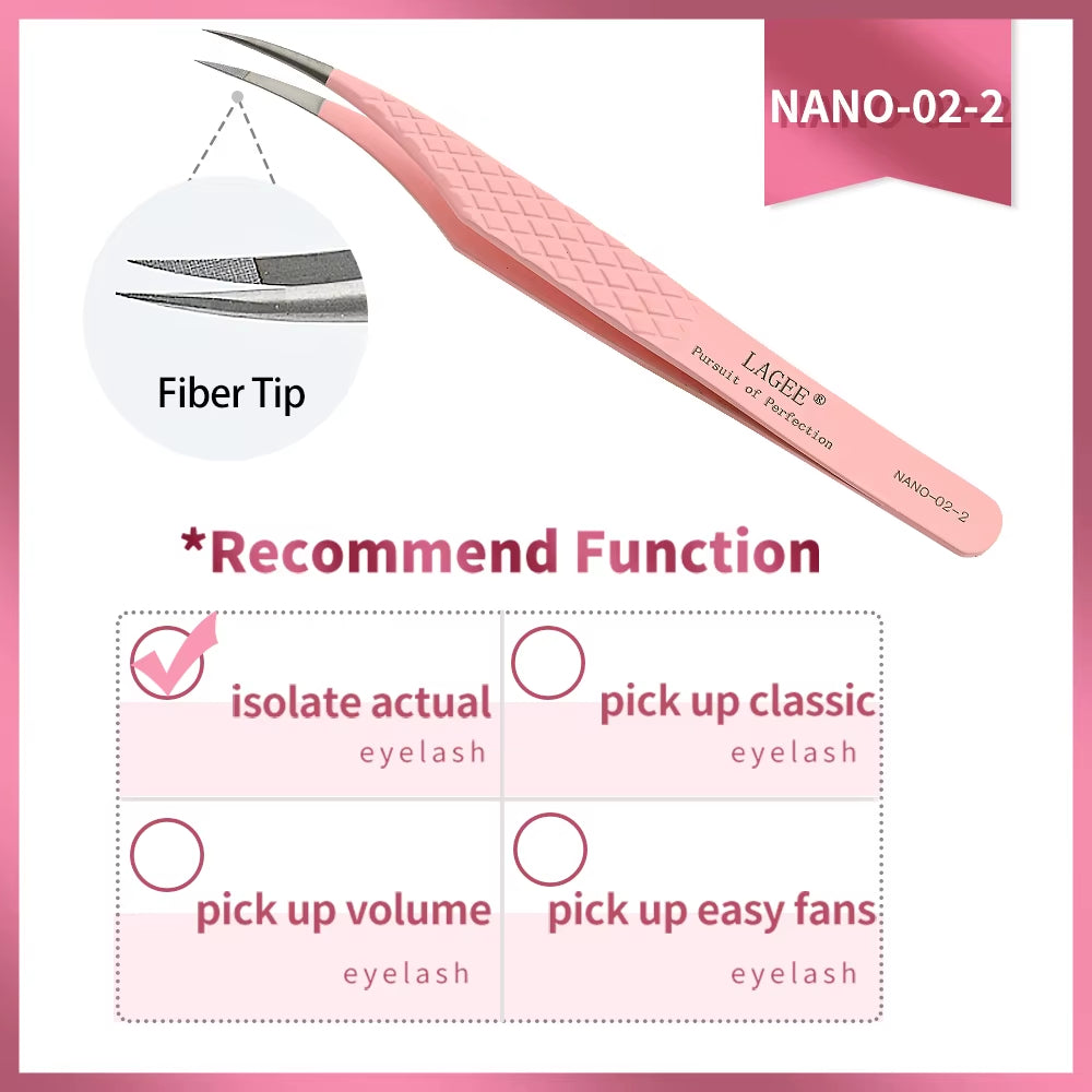 Fiber Tip Eyelash Tweezer