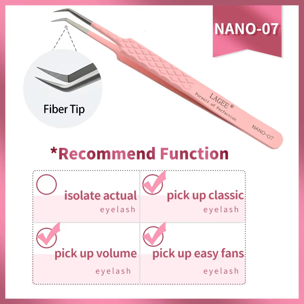 Fiber Tip Eyelash Tweezer