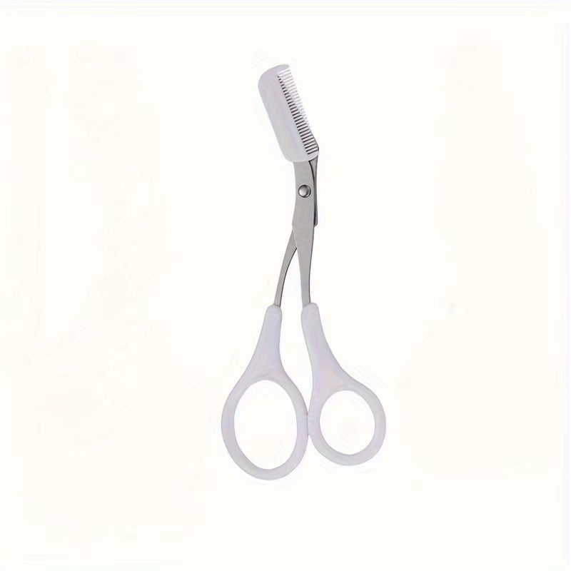 Eyebrow Trimming Scissors with Comb