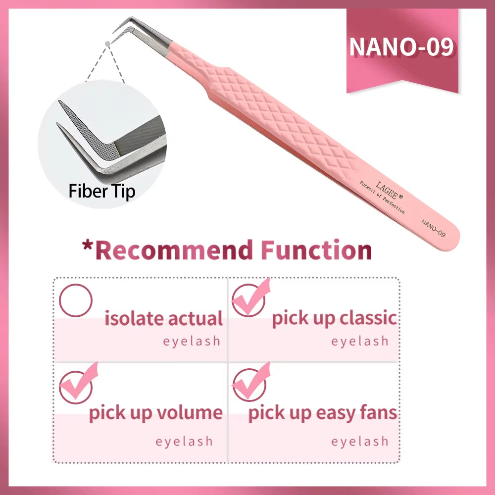 Fiber Tip Eyelash Tweezer