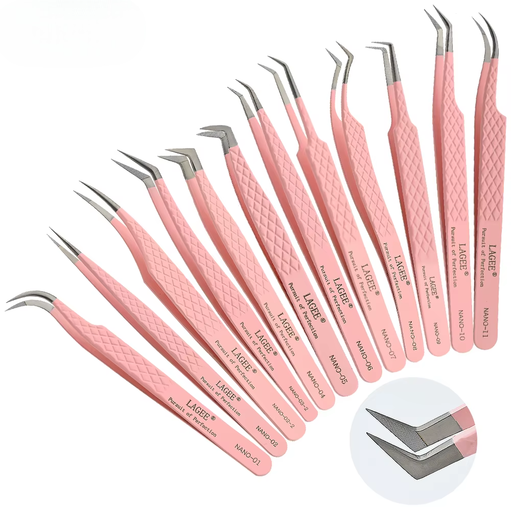 Fiber Tip Eyelash Tweezer