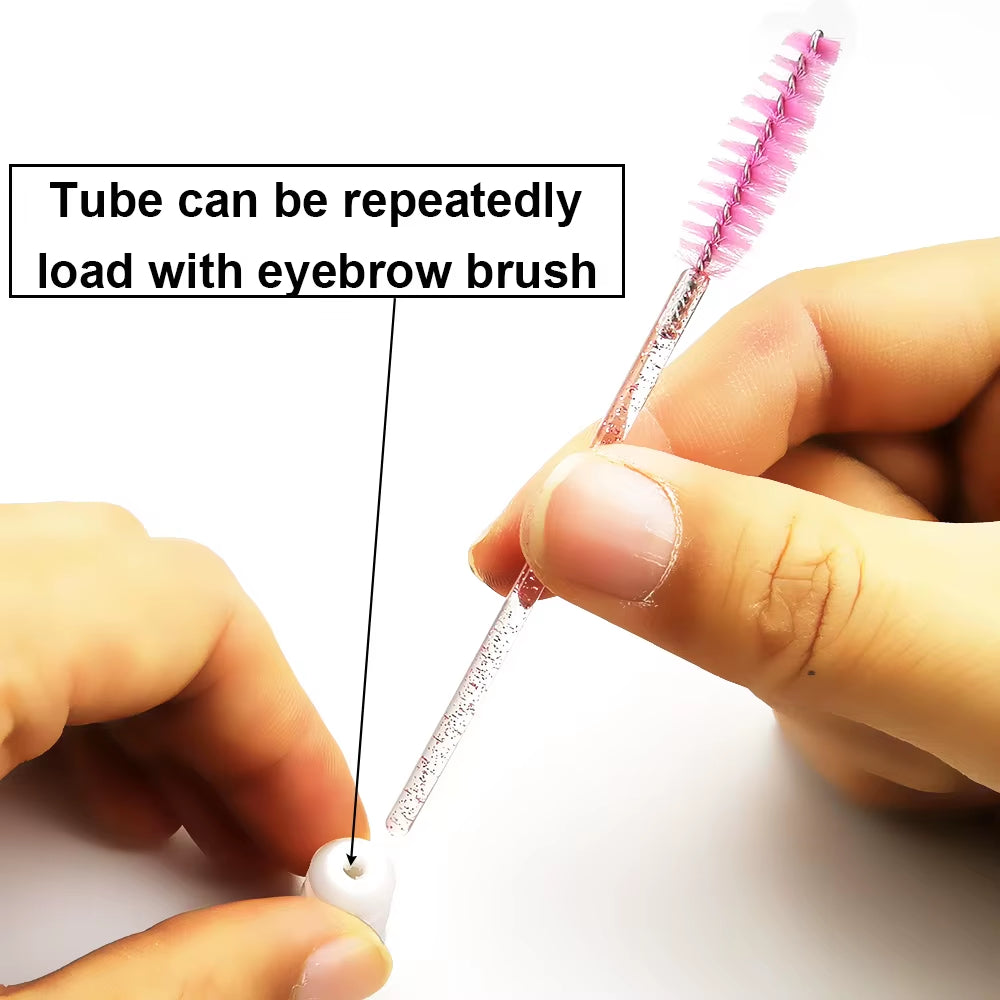 Reusable Mascara Wand Brush Set