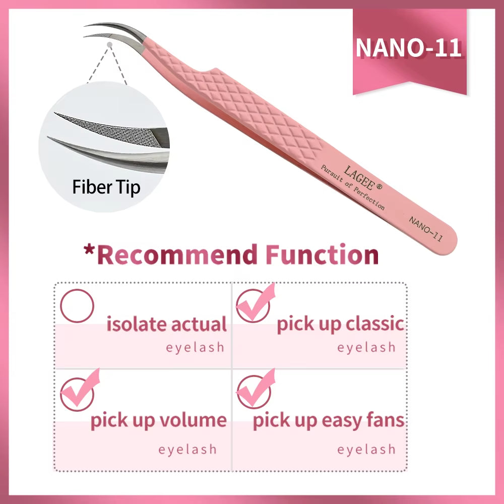 Fiber Tip Eyelash Tweezer
