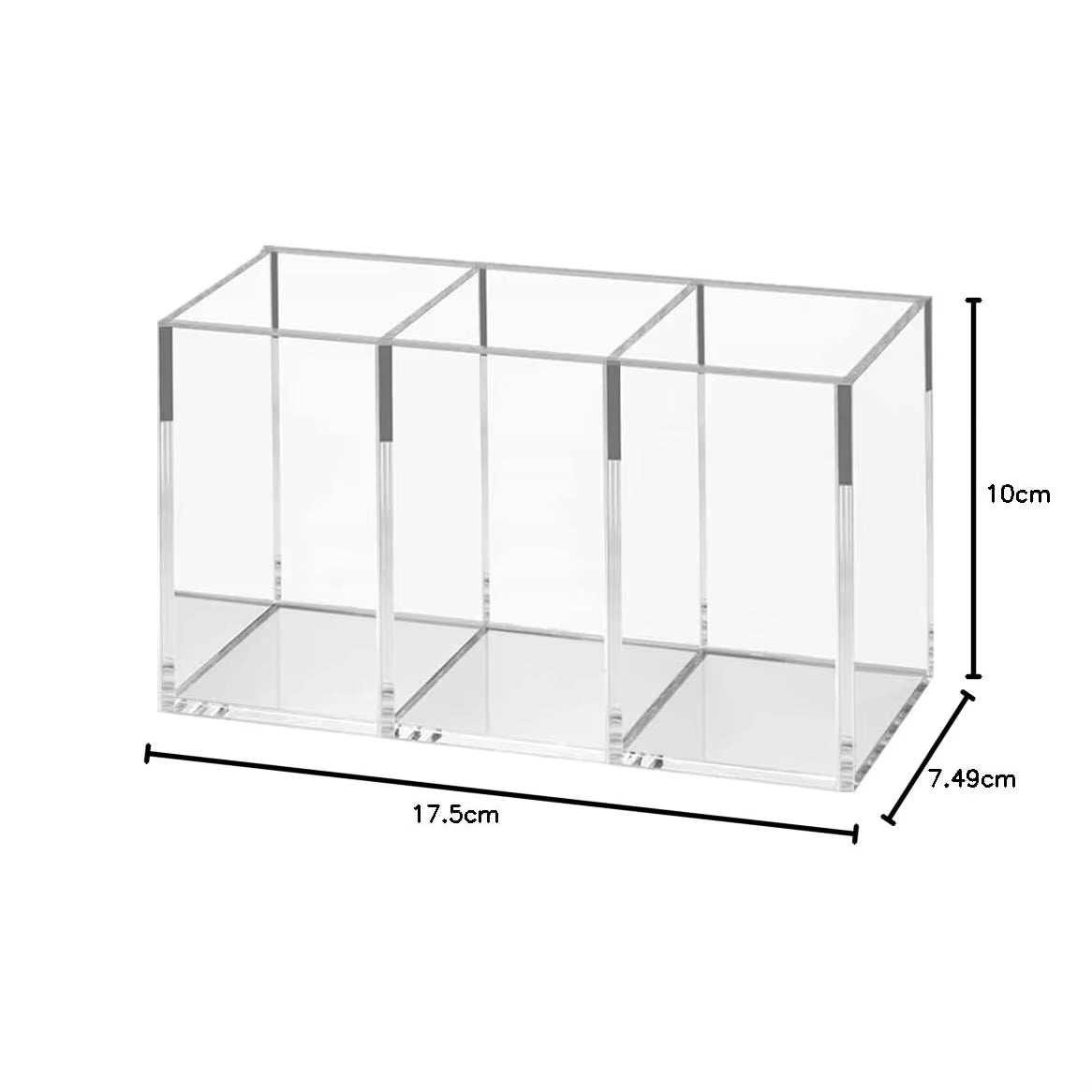 Transparent Makeup Brush Organizer
