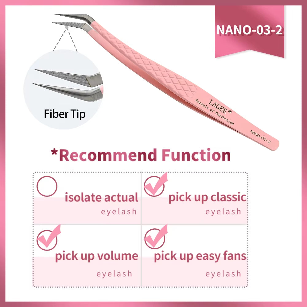 Fiber Tip Eyelash Tweezer