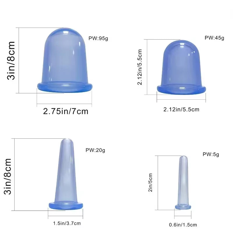 Silicone Facial Cupping Massager