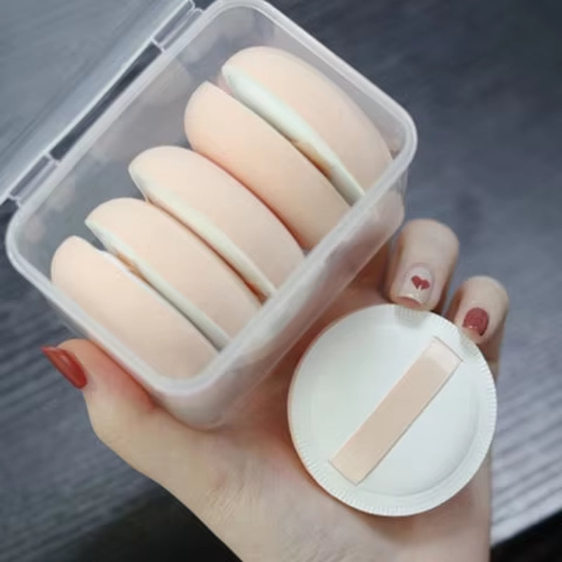 Reusable Triangle Powder Puff Set