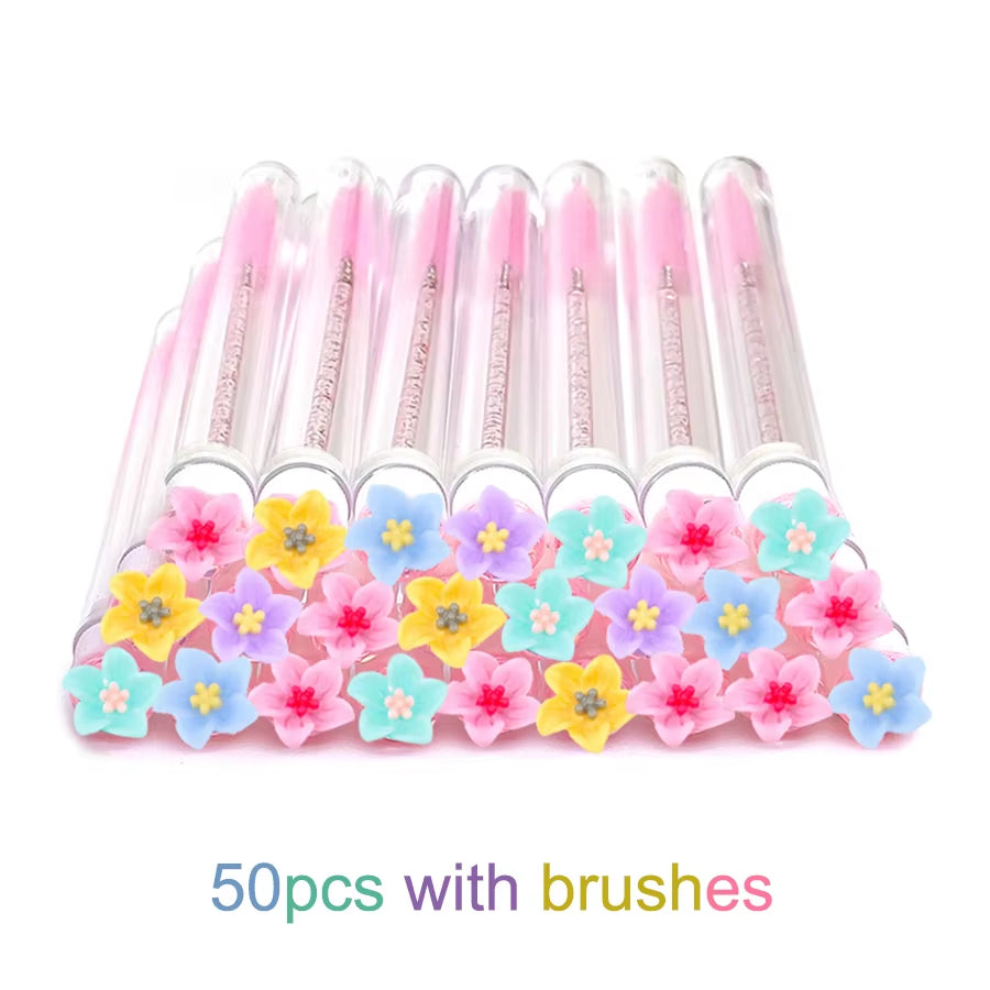 Reusable Mascara Wand Brush Set