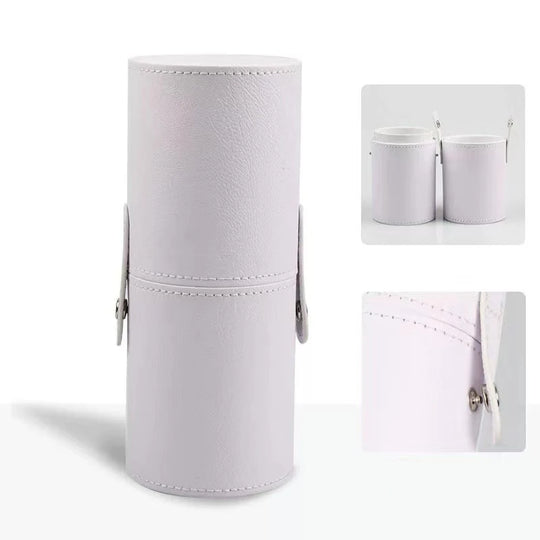 PU Leather Makeup Brush Bucket
