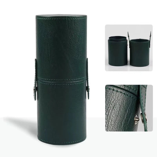 PU Leather Makeup Brush Bucket