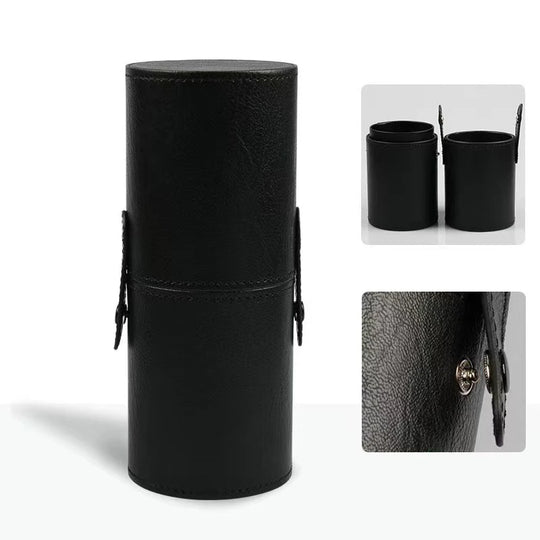 PU Leather Makeup Brush Bucket