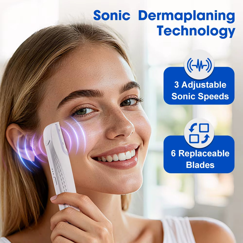Electric Sonic Dermaplaning Razor