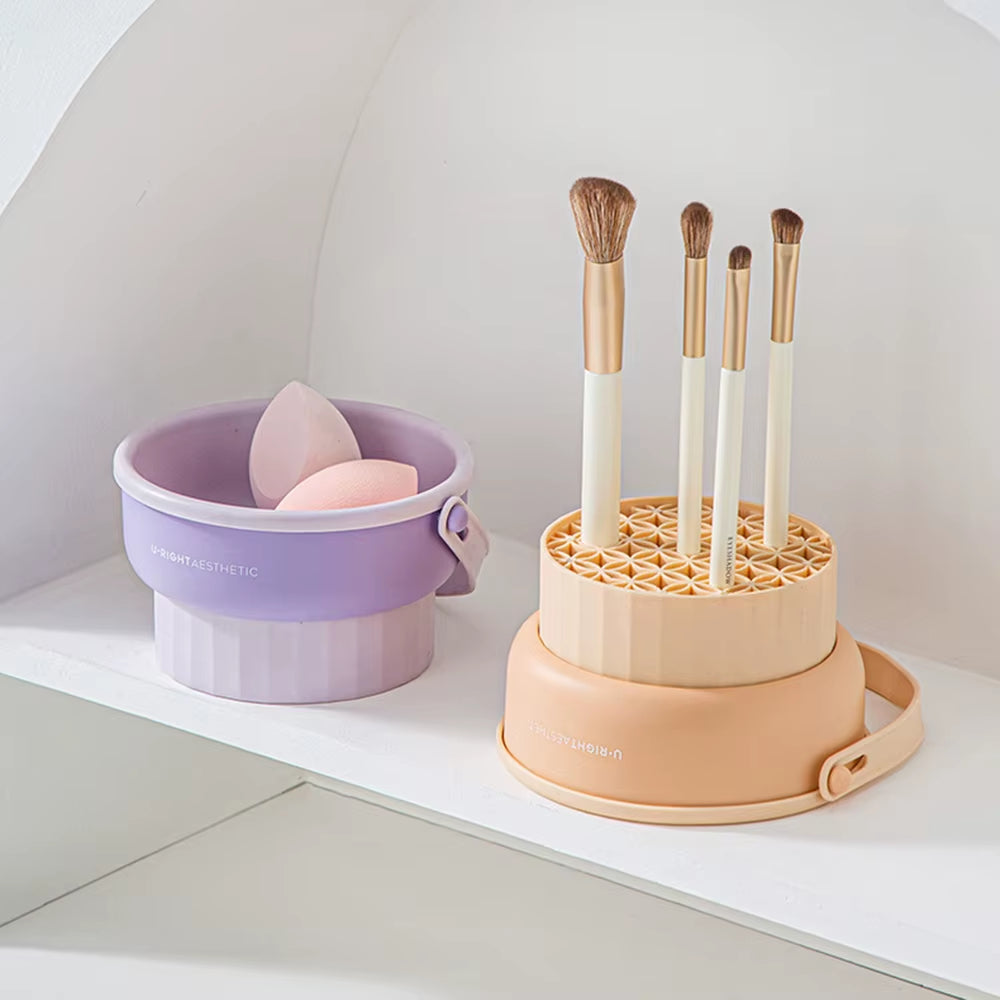 Makeup Brush Cleaning Bucket