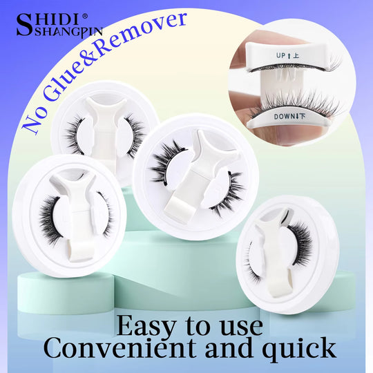 Reusable Magnetic False Eyelashes Tweezer Set Natural Mink Lash No Glue Needed Lashes Magnetic Lashes Makeup Tool