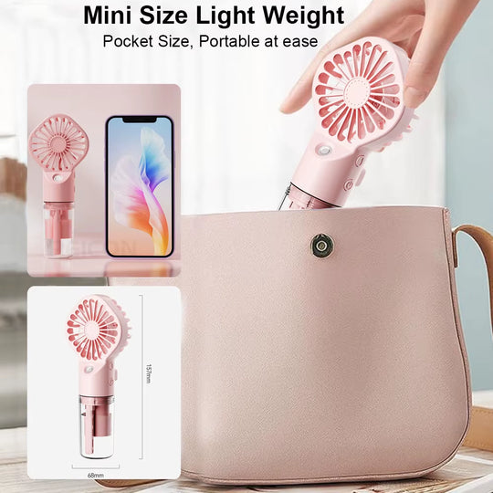 Rechargeable Humidifier Mist Fan