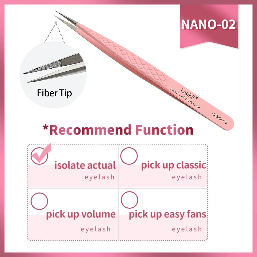 Fiber Tip Eyelash Tweezer