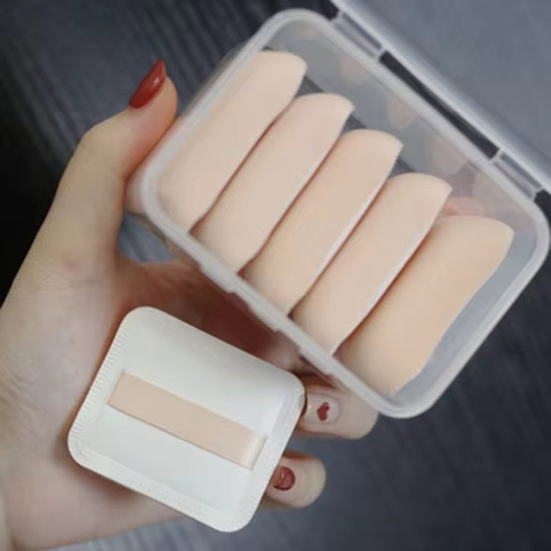 Reusable Triangle Powder Puff Set