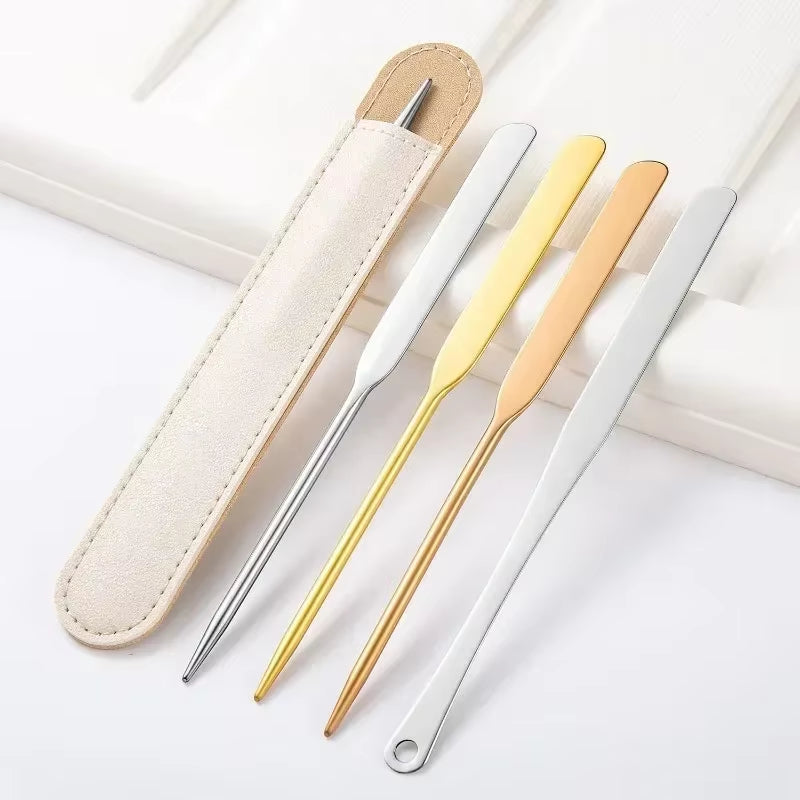 Stainless-Steel Makeup Spatula