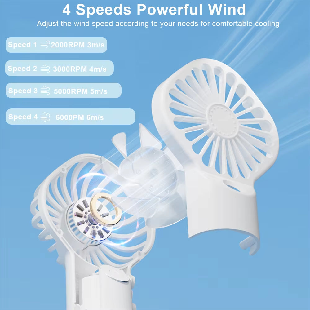 Rechargeable Humidifier Mist Fan