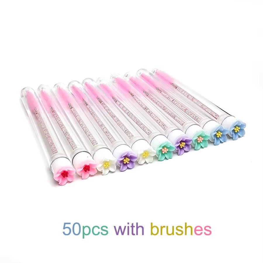 Reusable Mascara Wand Brush Set