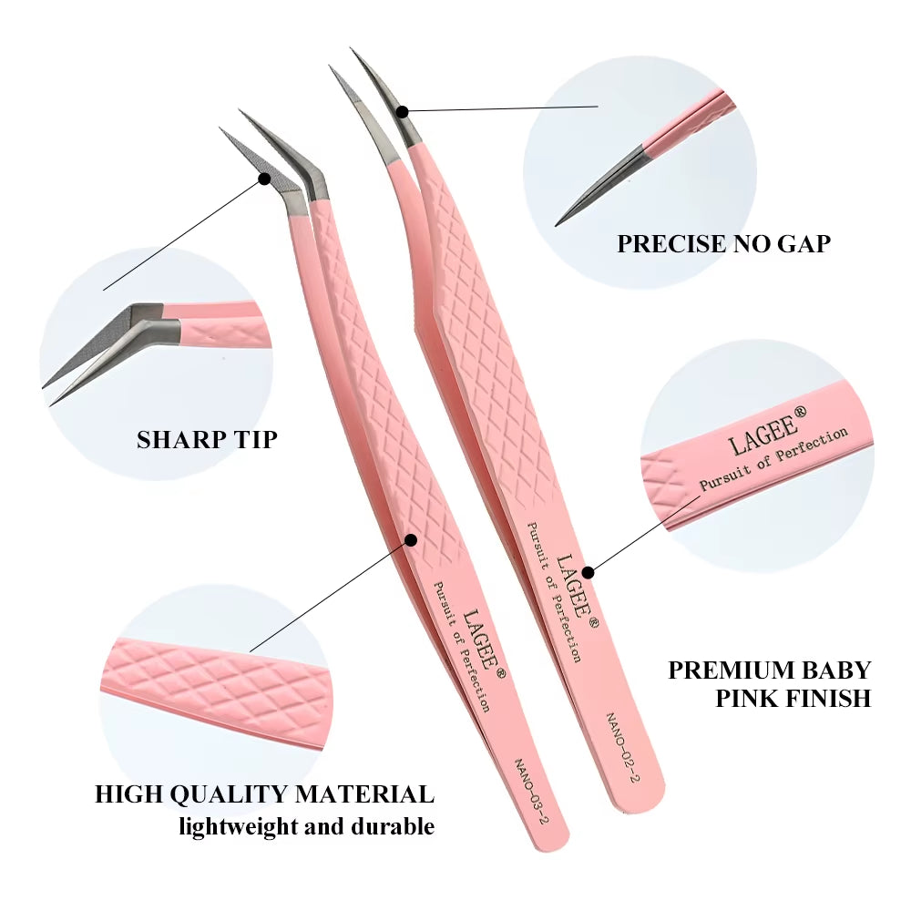 Fiber Tip Eyelash Tweezer