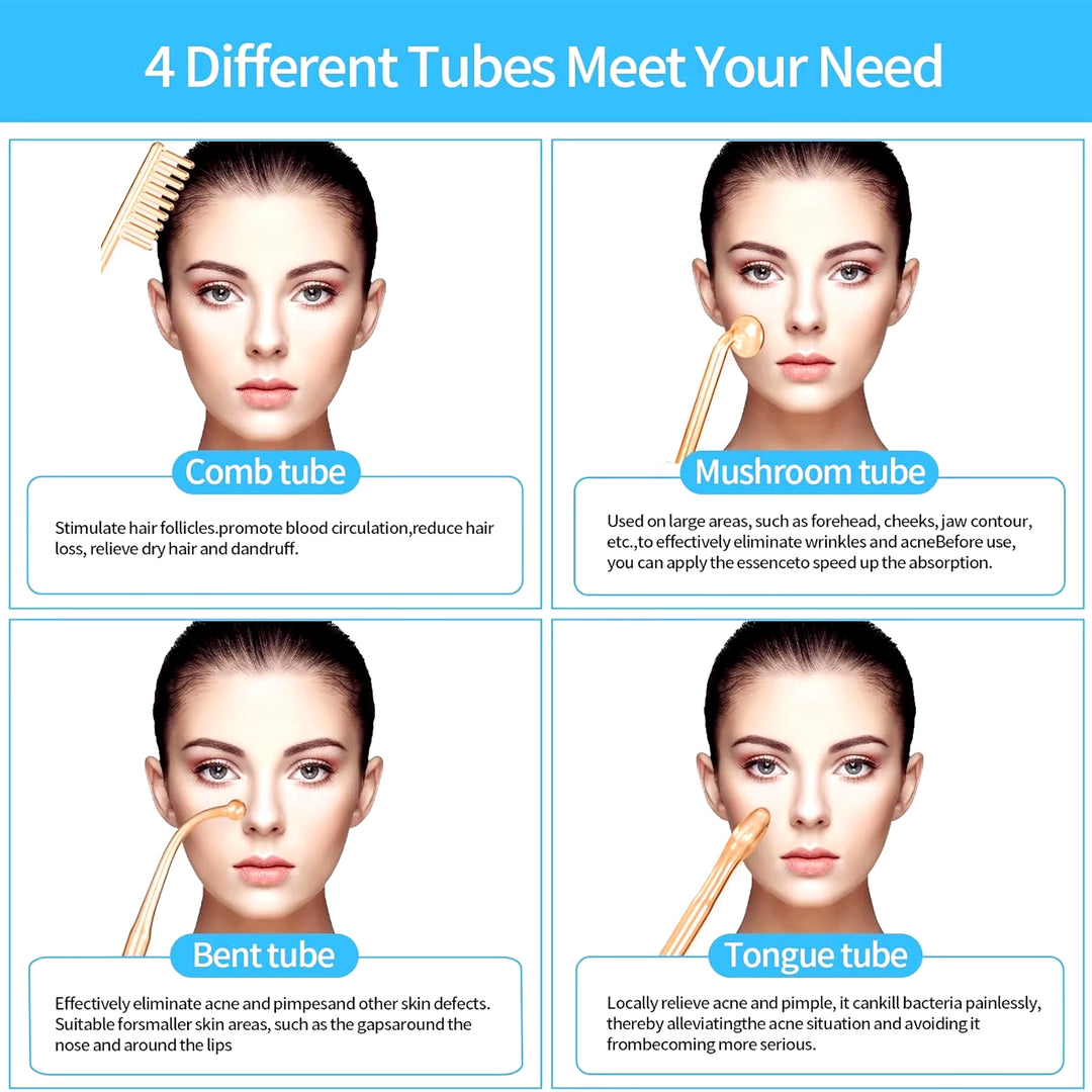 4-in-1 High-Frequency Skin Wand