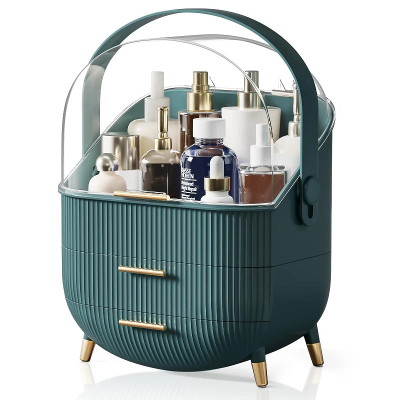 Makeup Storage Organizer with Lid
