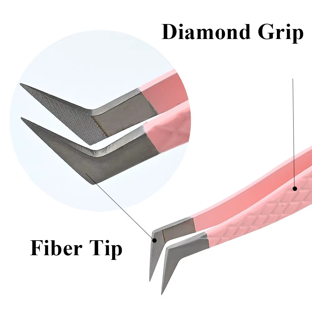 Fiber Tip Eyelash Tweezer